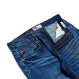 Lee Cooper Tapered Fit Jeans Arthur Worn Medium Blue Zone