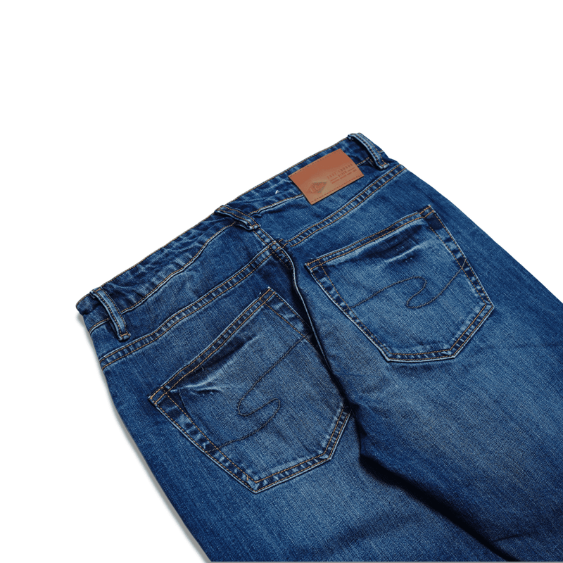 Lee Cooper Tapered Fit Jeans Arthur Worn Medium Blue Zone