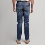 Lee Cooper Jeans Arthur Worn Medium Blue Non Stretch
