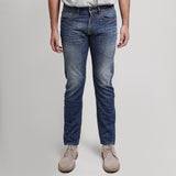 Lee Cooper Jeans Arthur Worn Medium Blue Non Stretch