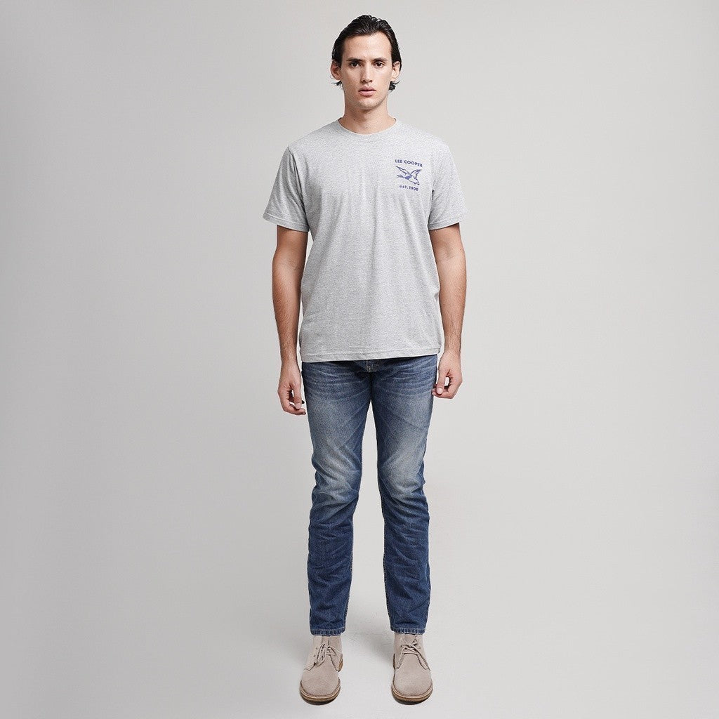 Lee Cooper Jeans Arthur Worn Medium Blue Non Stretch