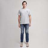 Lee Cooper Jeans Arthur Worn Medium Blue Non Stretch