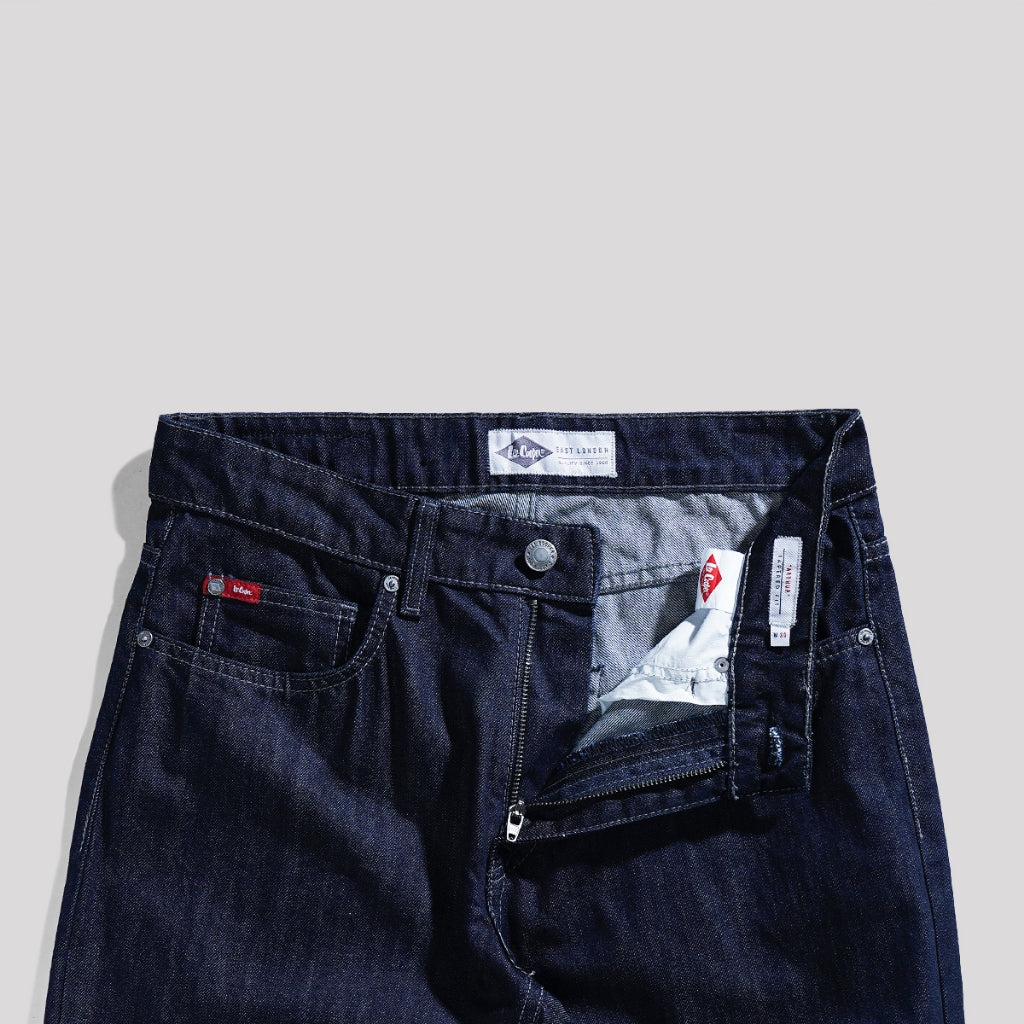 Lee Cooper Tapared Fit Jeans Arthur Rinse Blue 04127 Medium Raw