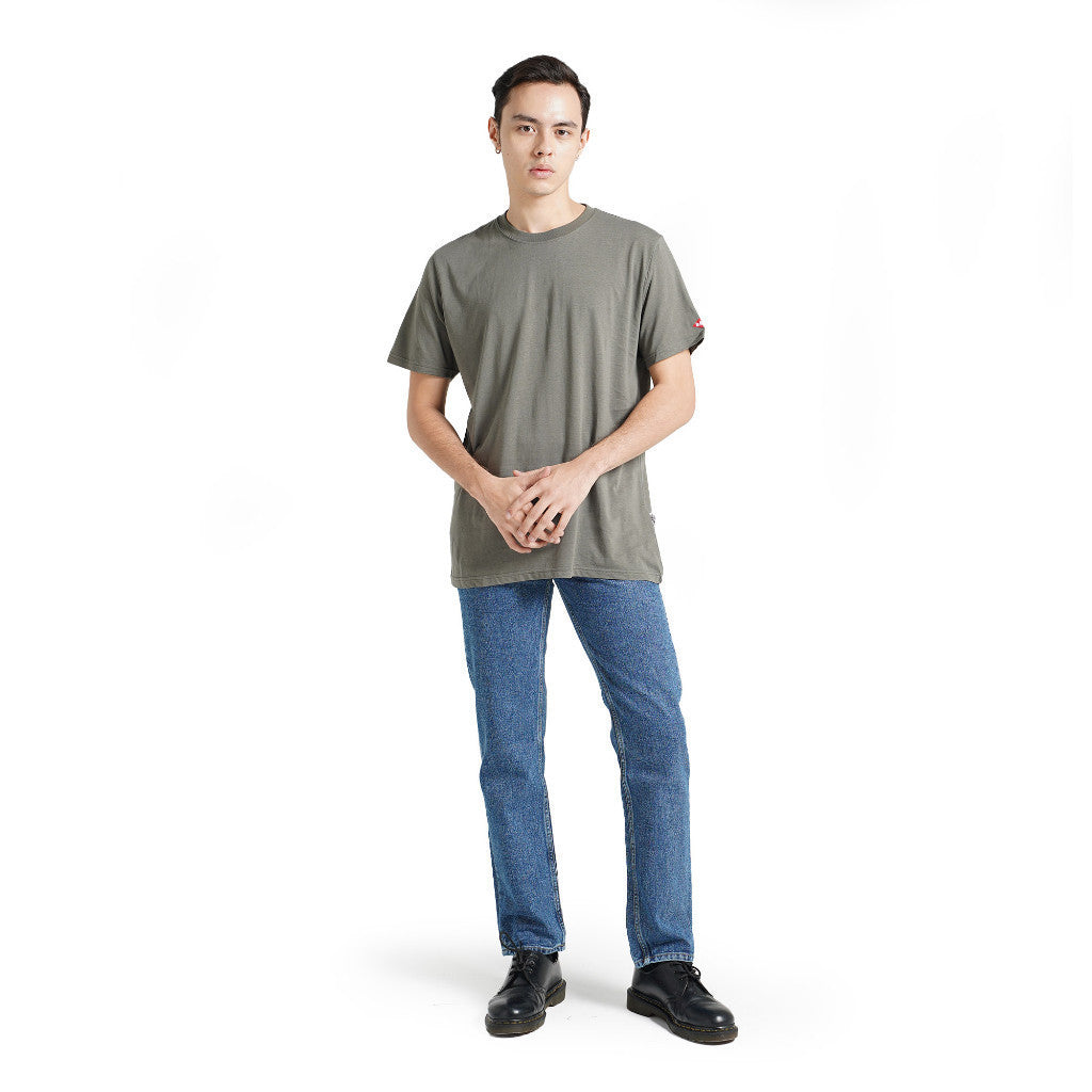 Lee Cooper T-Shirt Basic Regular Tee Green Grey