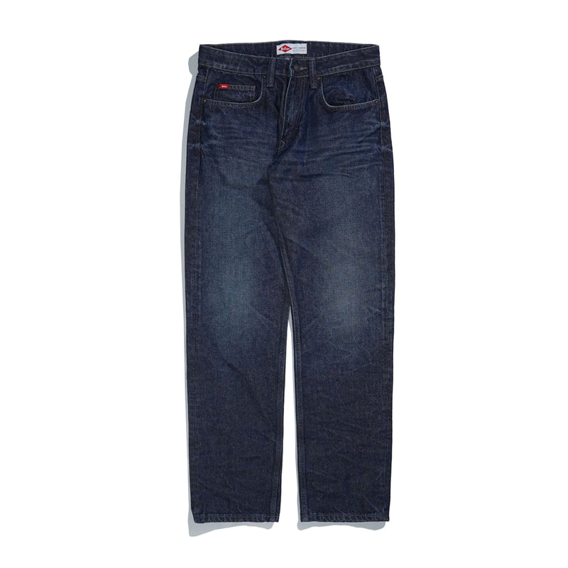 Lee Cooper Straight Fit Jeans Harry Worn Dark Blue Face