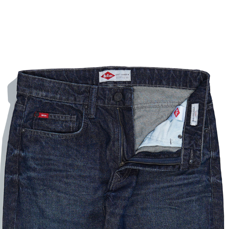 Lee Cooper Straight Fit Jeans Harry Worn Dark Blue Face