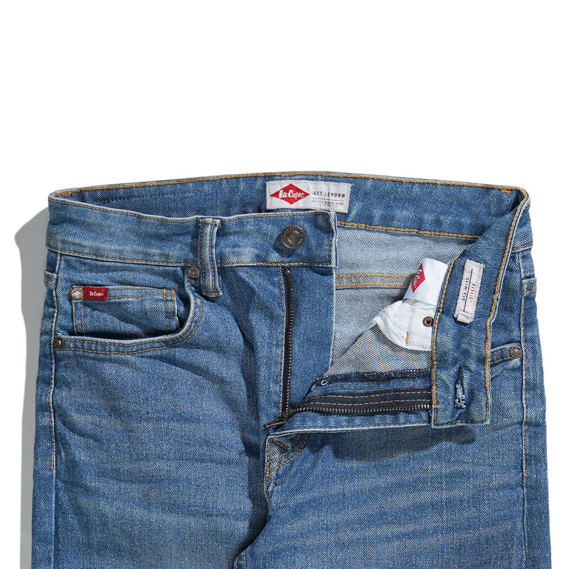 Lee Cooper Slim Fit Jeans Norris Worn Light Blue Yodea