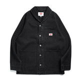 Lee Cooper Long Jacket Knox Rinse Black