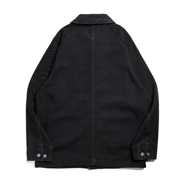 Lee Cooper Long Jacket Knox Rinse Black