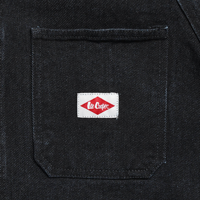 Lee Cooper Long Jacket Knox Rinse Black