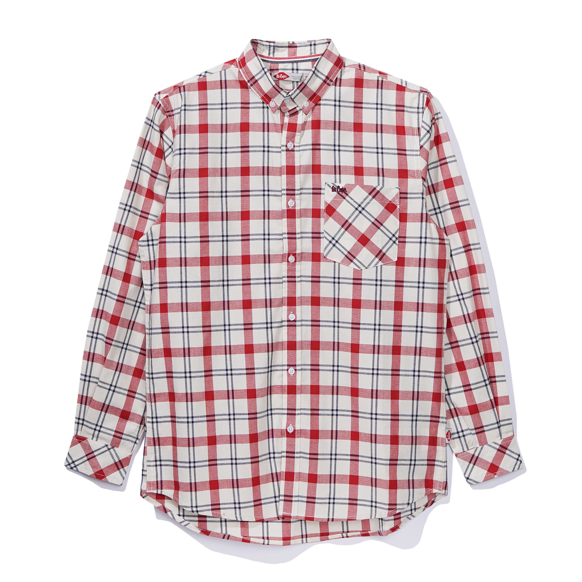 Lee Cooper Long Shirt Kenny Blue White