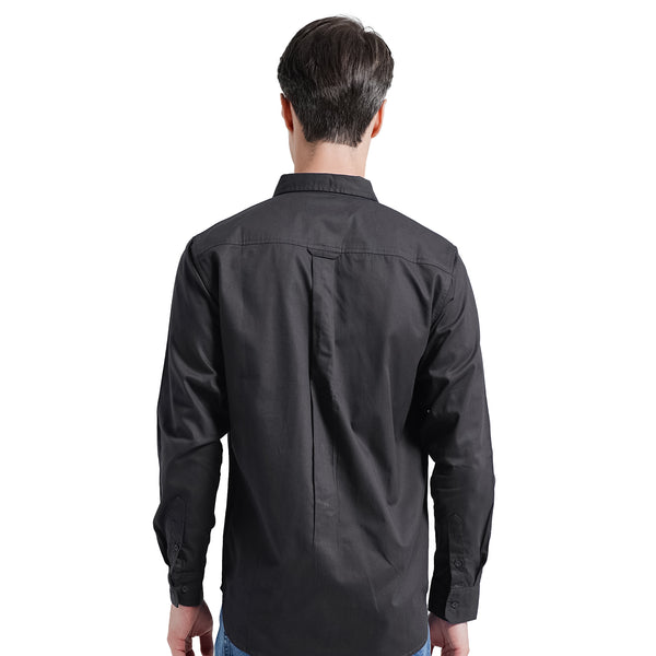 Lee Cooper Long Shirt Rylan Diamond Dark Grey