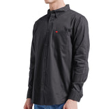 Lee Cooper Long Shirt Rylan Diamond Dark Grey