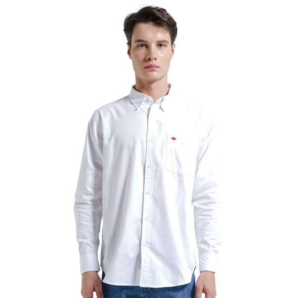 Lee Cooper Long Shirt Rylan Diamond White