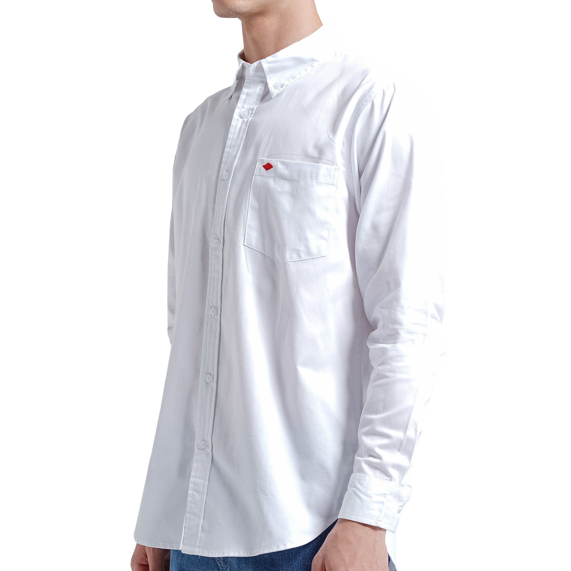 Lee Cooper Long Shirt Rylan Diamond White