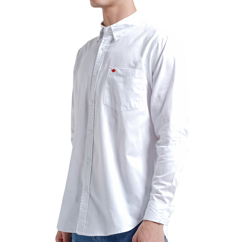 Lee Cooper Long Shirt Rylan Diamond White