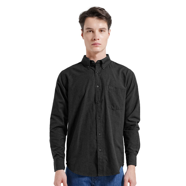 Lee Cooper Long Shirt Stanford Black