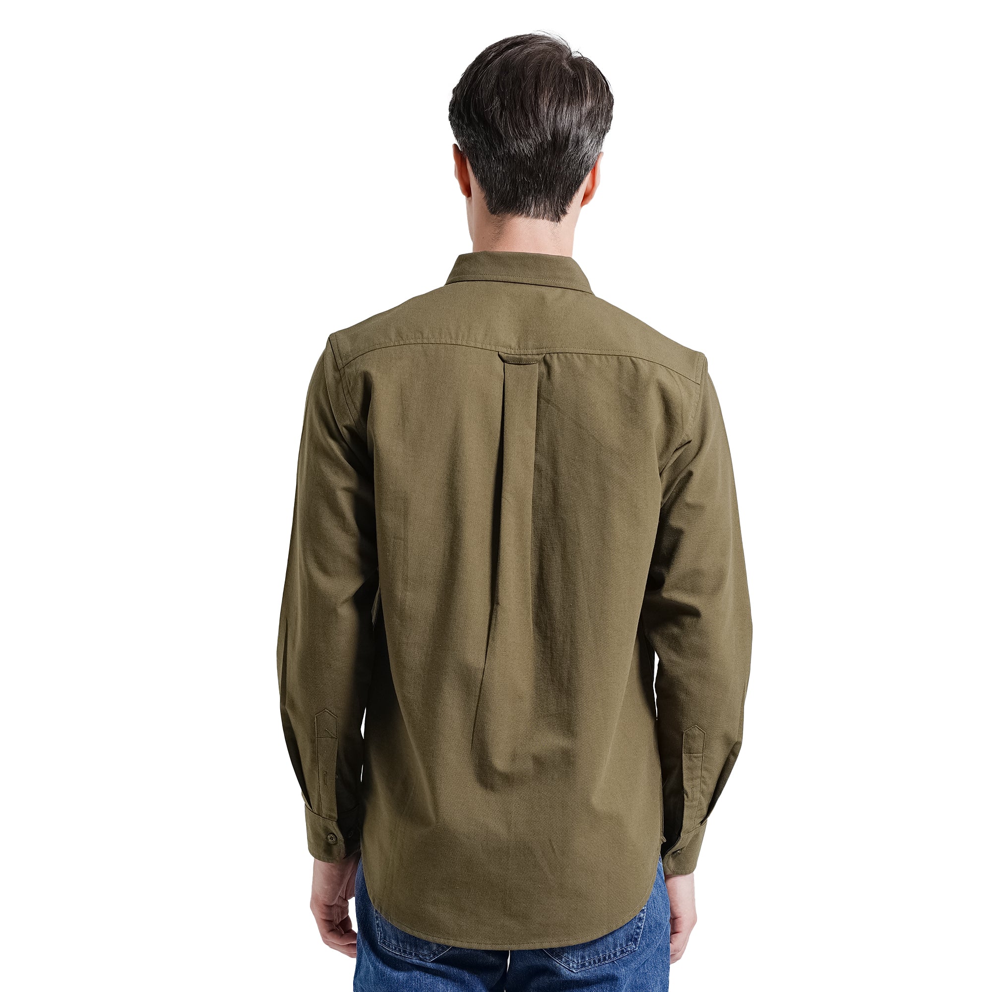Lee Cooper Long Shirt Stanford Green Army