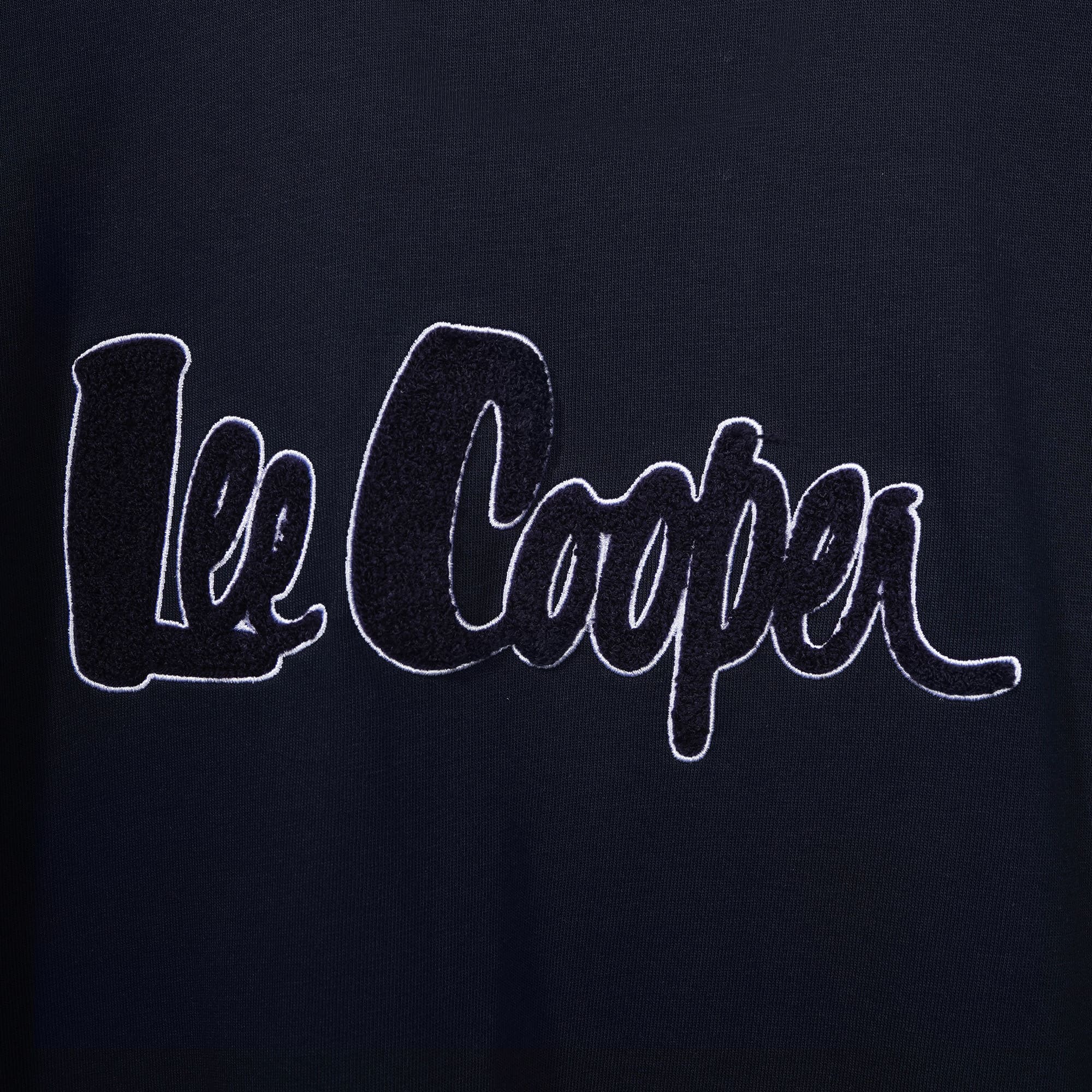 Lee Cooper T-Shirt Bold Logotype Navy