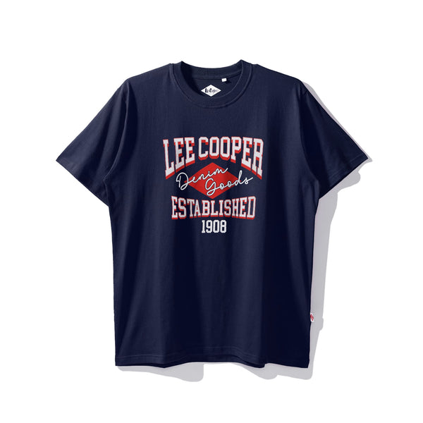 Lee Cooper T-Shirt Established 1908 Navy