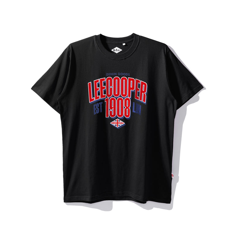 Lee Cooper T-Shirt LC College Union Black