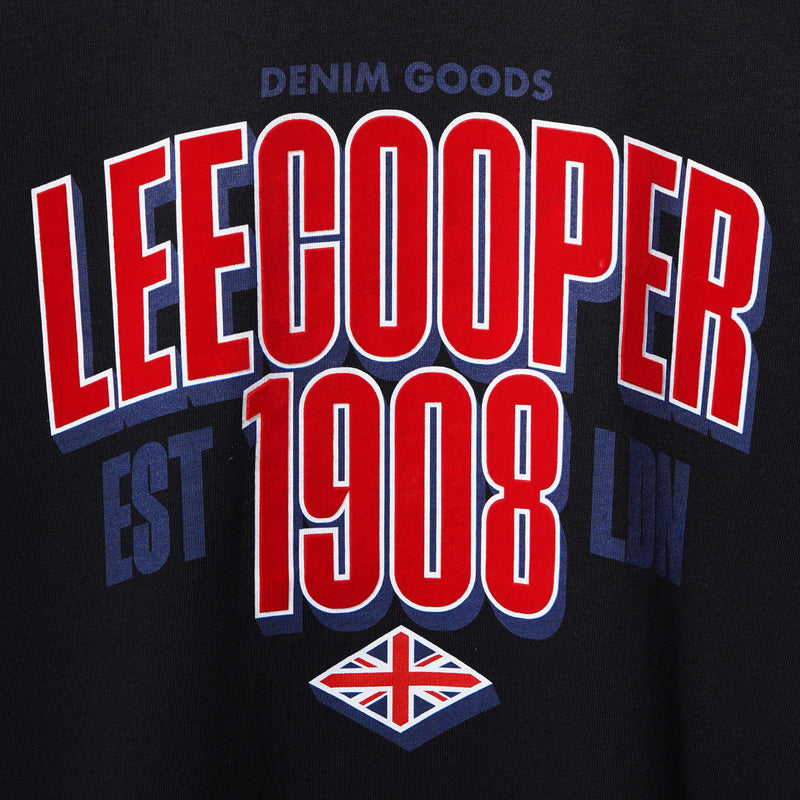 Lee Cooper T-Shirt LC College Union Black