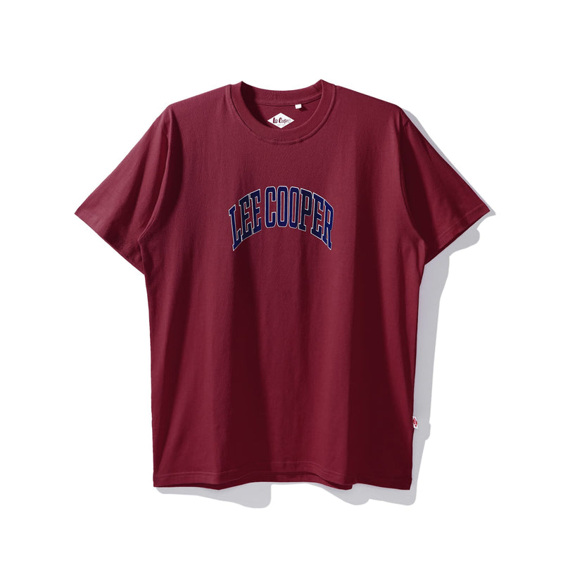 Lee Cooper T-Shirt Varsity Maroon