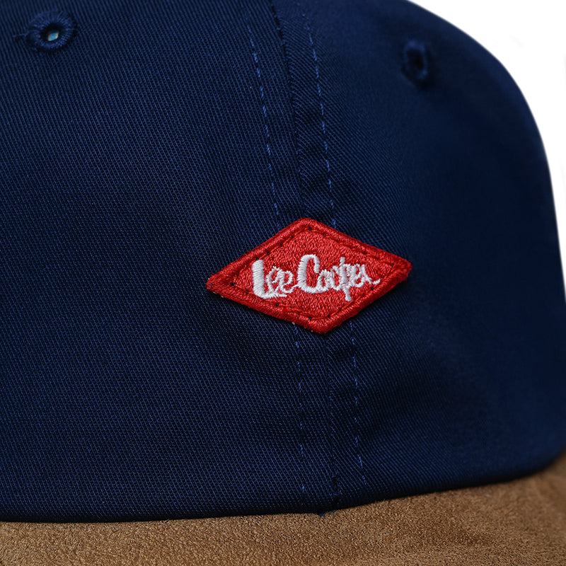 Lee Cooper Caps Leather Visor Navy