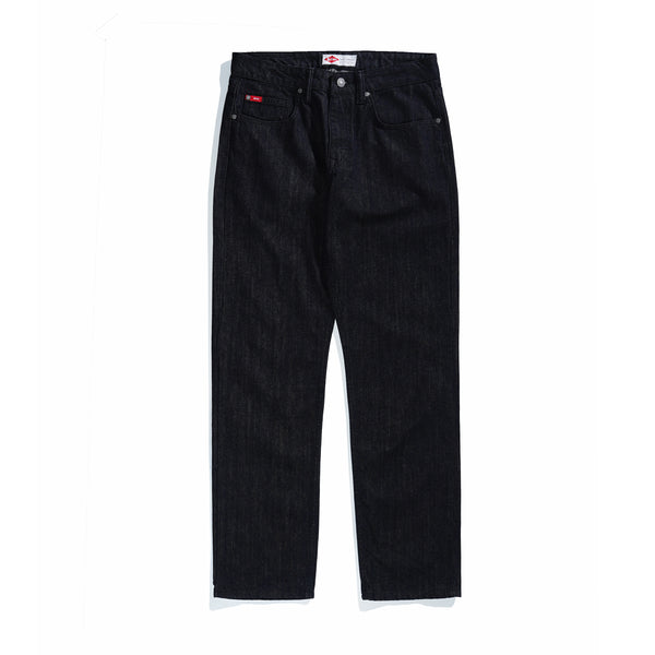 Lee Cooper Straight Fit Jeans Harry Rinse Black Rustic