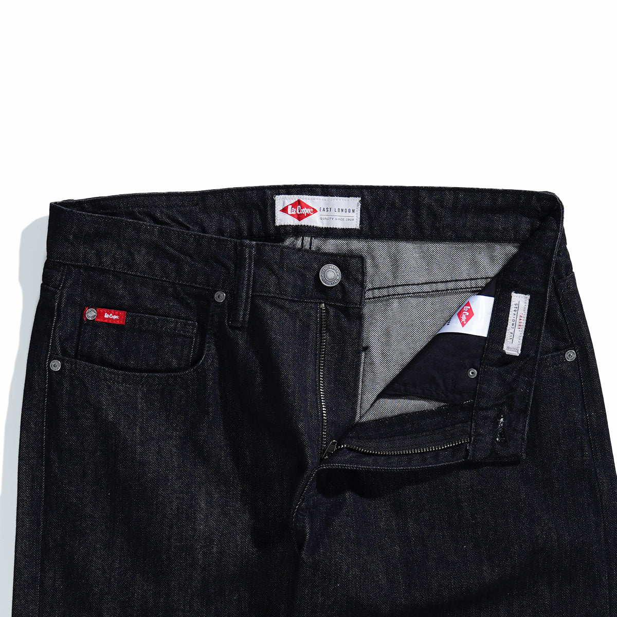 Lee Cooper Straight Fit Jeans Harry Rinse Black Rustic