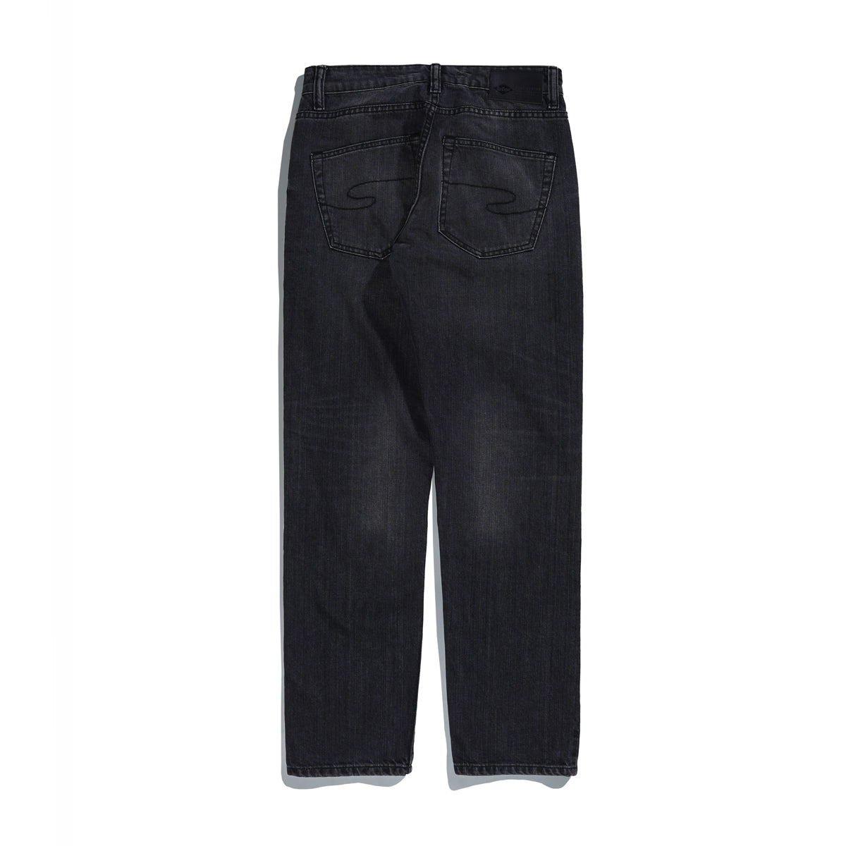 Lee Cooper Straight Fit Jeans Harry Worn Dark Black Rustic