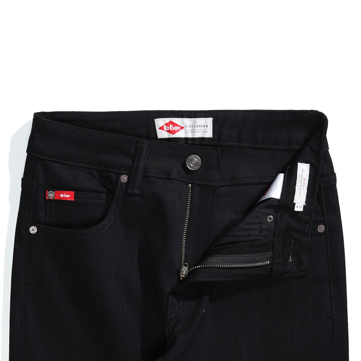 Lee Cooper Slim Fit Jeans Norris Raw Black Deep Ocean