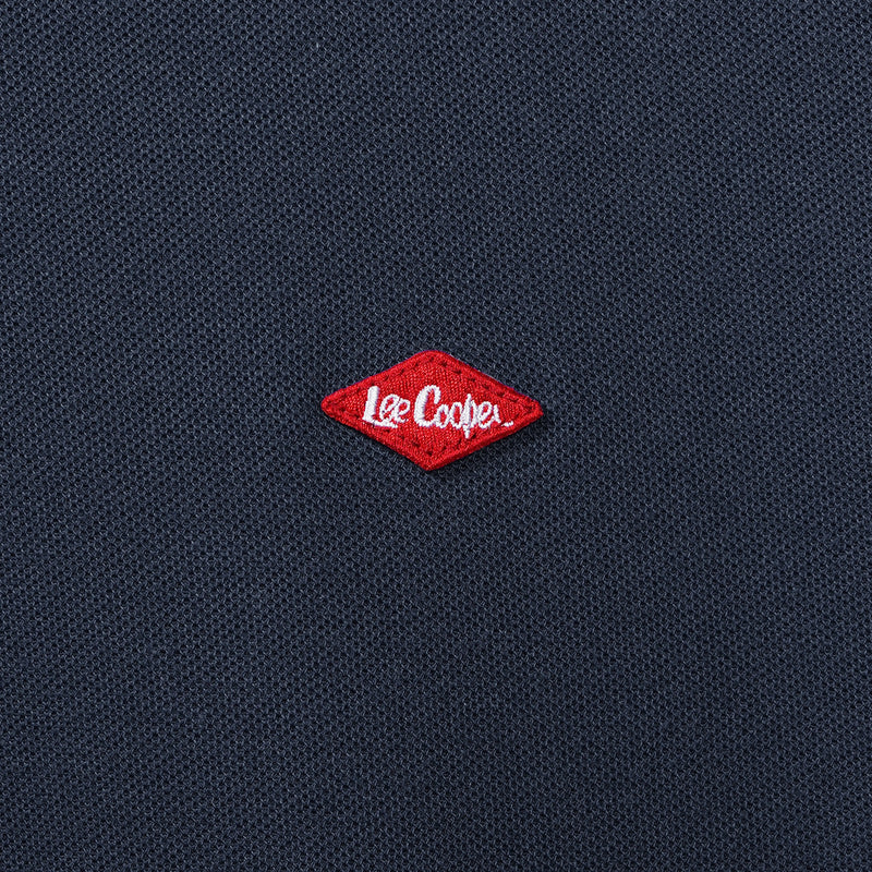 Lee Cooper Polo Shirt Basic Diamond Logo Navy