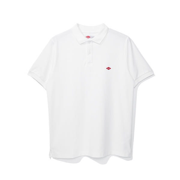 Lee Cooper Polo Shirt Basic Diamond Logo White