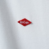 Lee Cooper Polo Shirt Collar Navy Stripe White