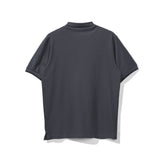 Lee Cooper Polo Shirt Stripe Color Logotype Dark Grey