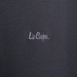 Lee Cooper Polo Shirt Stripe Color Logotype Dark Grey