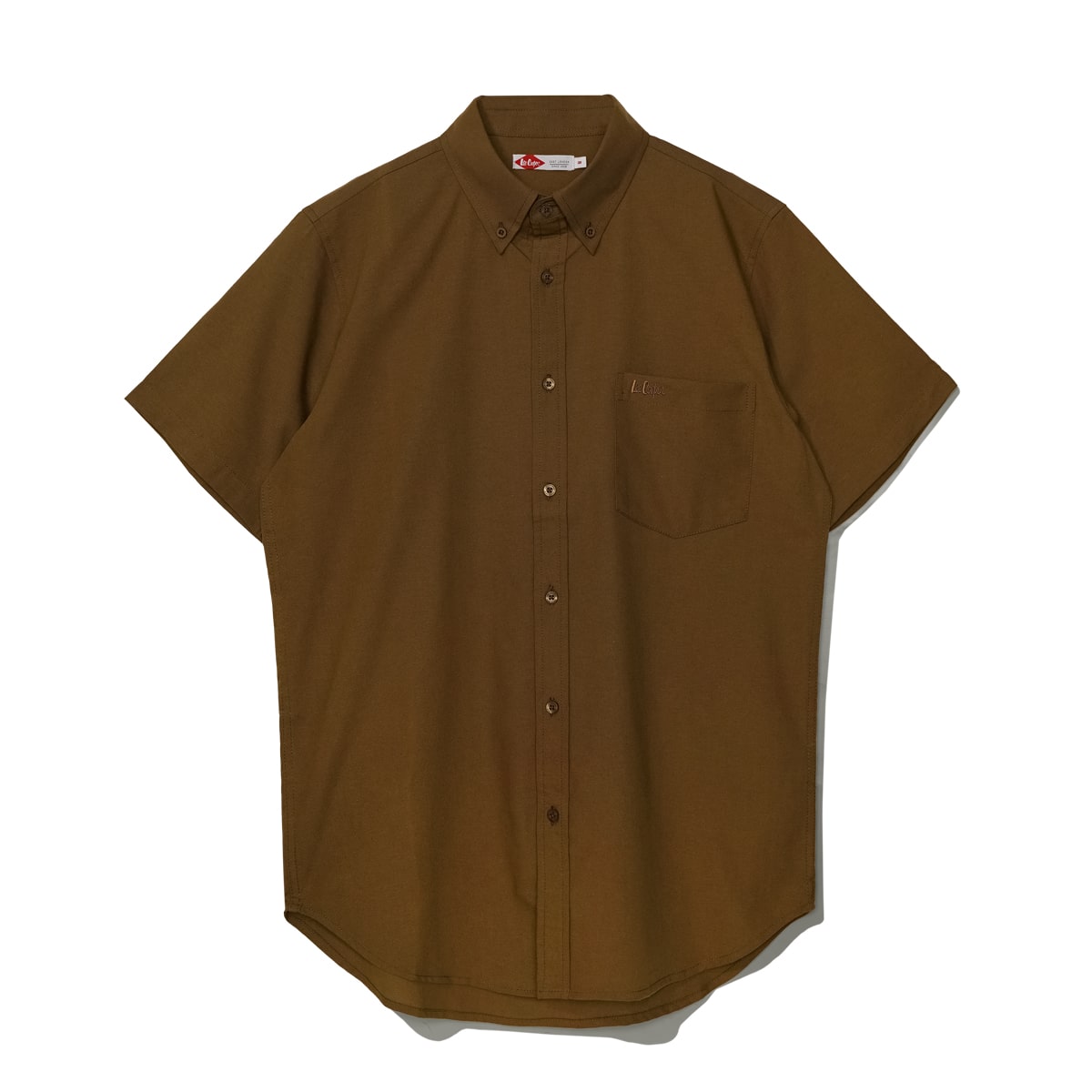 Lee Cooper Short Shirt Standford Dark Brown