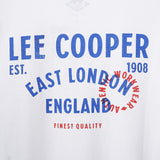 Lee Cooper T-Shirt LC Stamp Pocket White