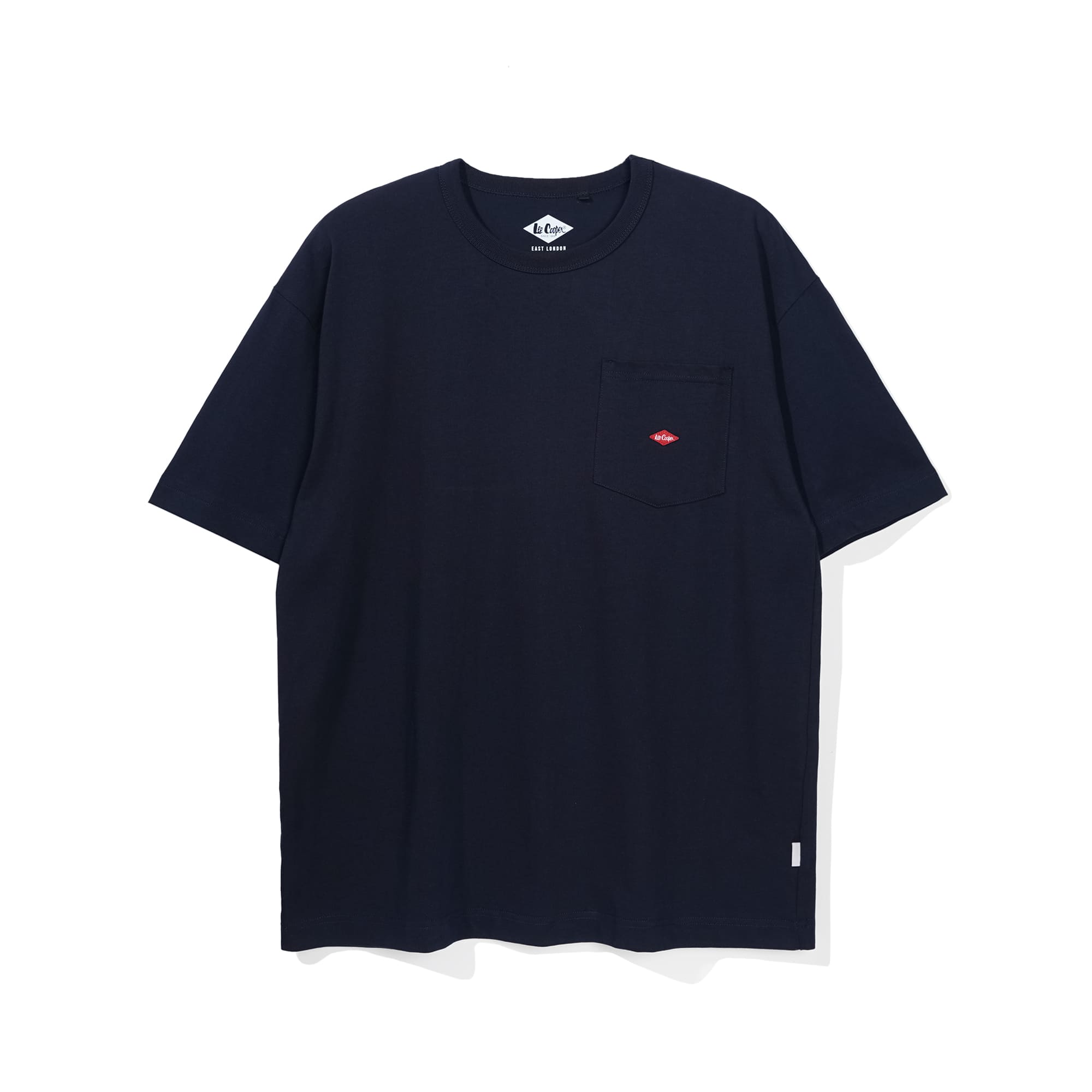 Lee Cooper T-Shirt Logo Pocket Oversize Navy