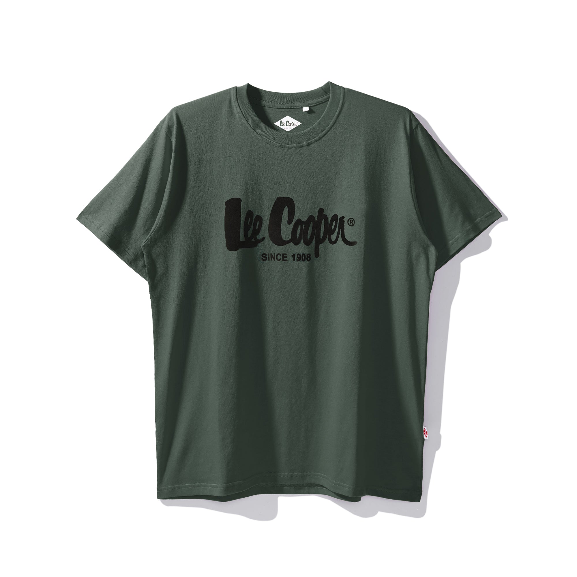 Lee Cooper T-Shirt Logotype Olive On Olive