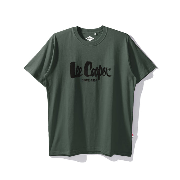 Lee Cooper T-Shirt Logotype Olive On Olive