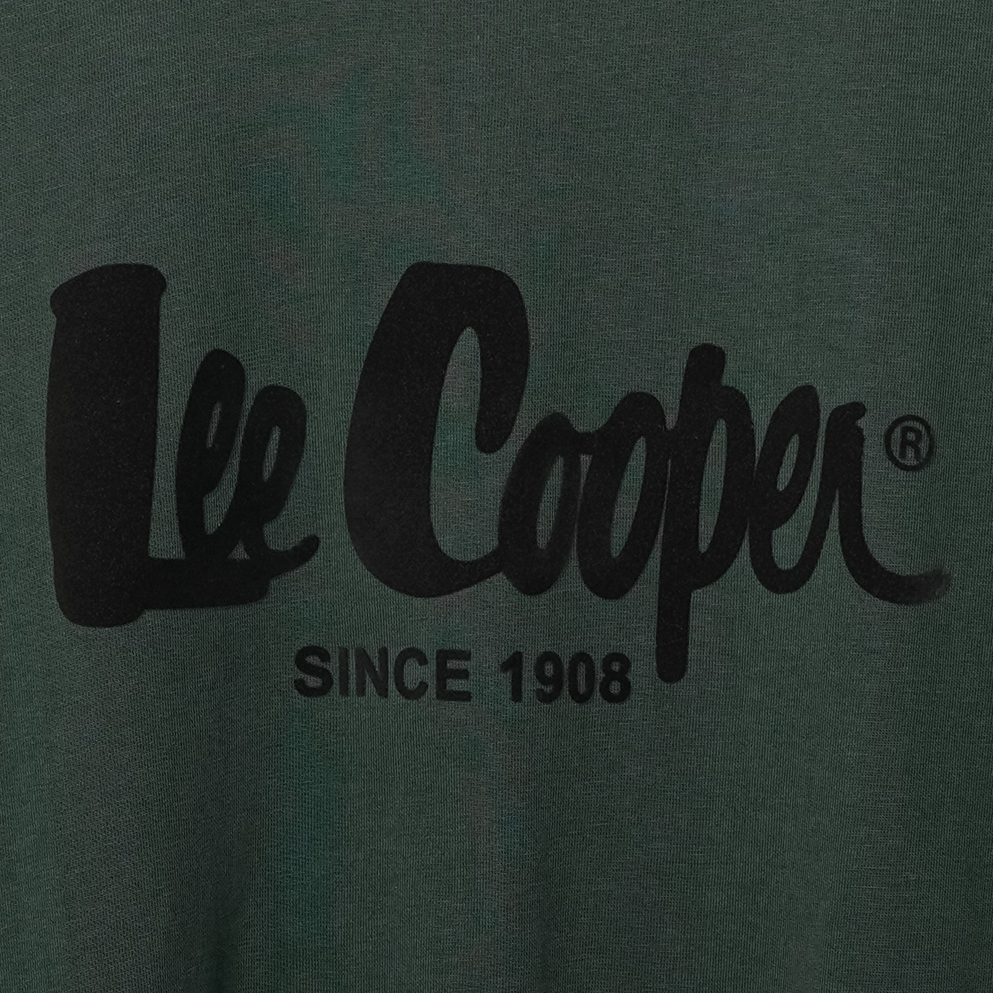 Lee Cooper T-Shirt Logotype Olive On Olive
