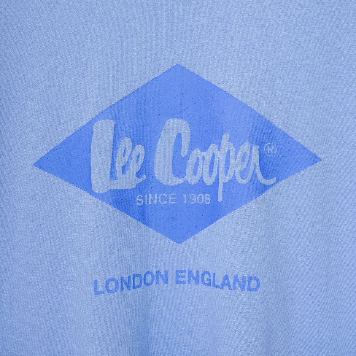 Lee Cooper T-Shirt Monotone Logo Bell Air Blue