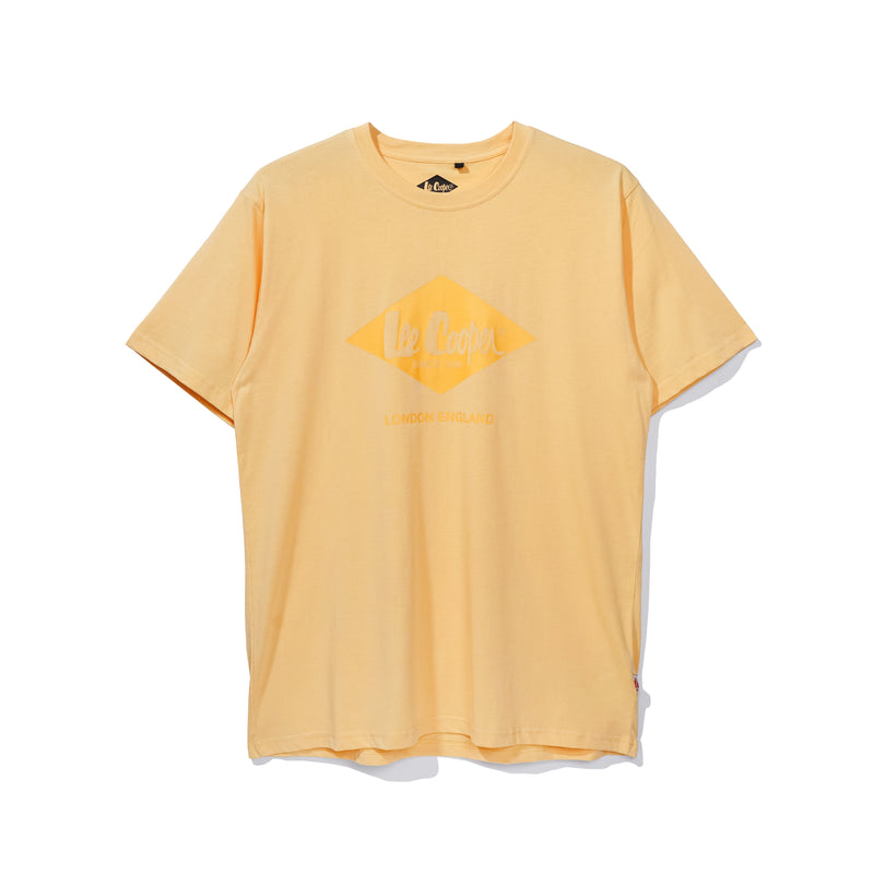 Lee Cooper T-Shirt Monotone Logo Flax