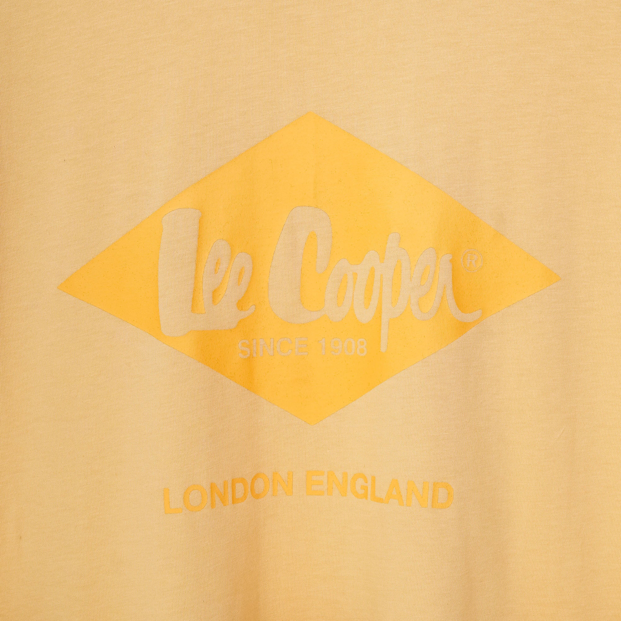 Lee Cooper T-Shirt Monotone Logo Flax
