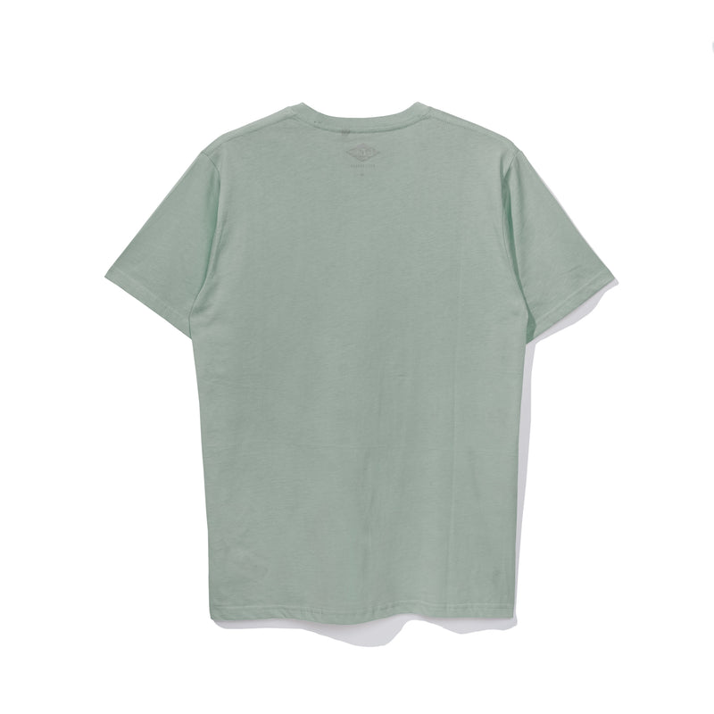 Lee Cooper T-Shirt Monotone Logo Ice Berg Green