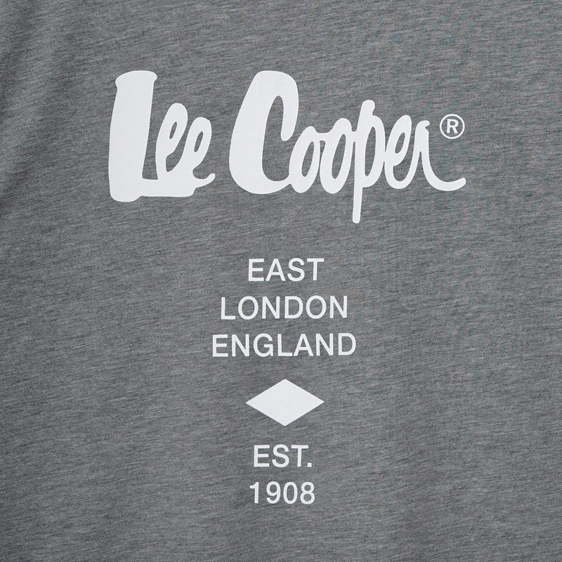 Lee Cooper T-Shirt Logotype Grey Marl
