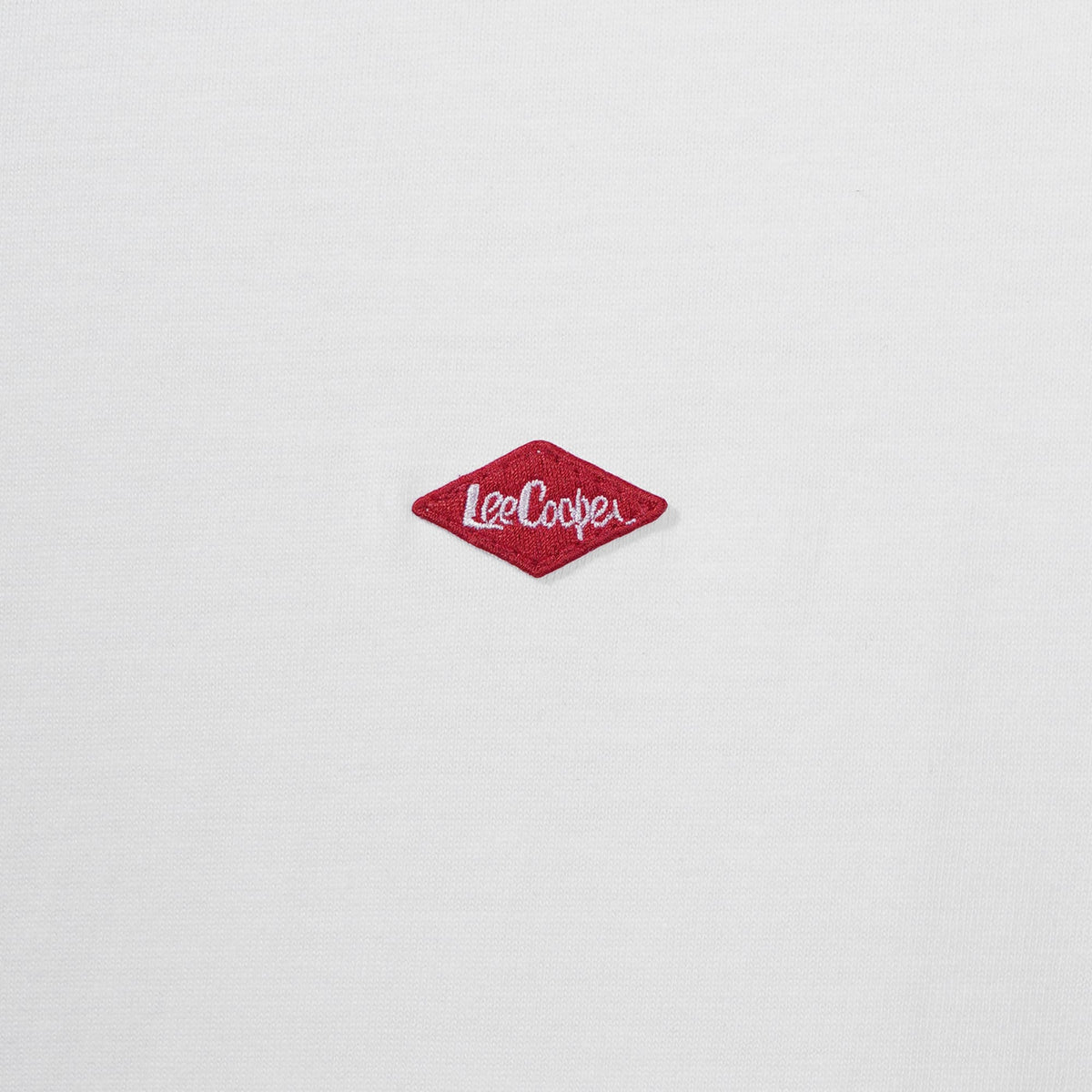 Lee Cooper Women T-Shirt Small Diamond Logo White