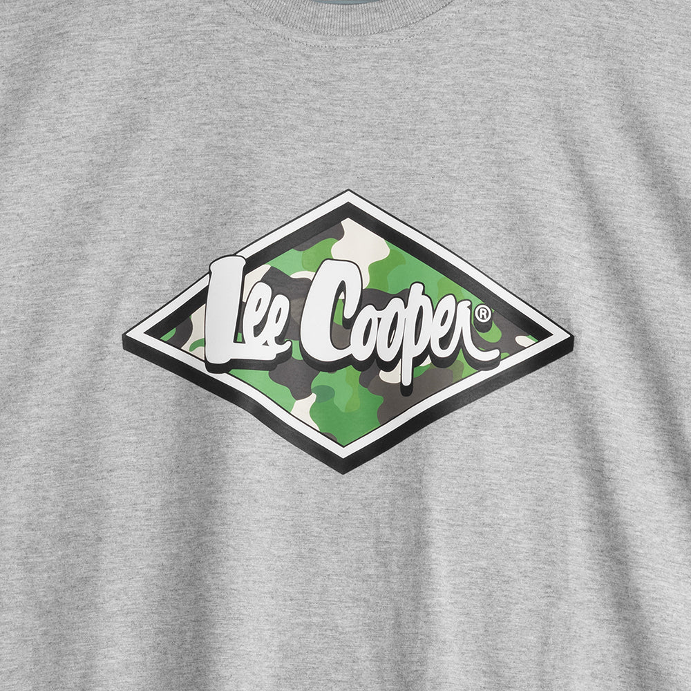 Lee Cooper T-Shirt Diamond Camouflage Misty 71